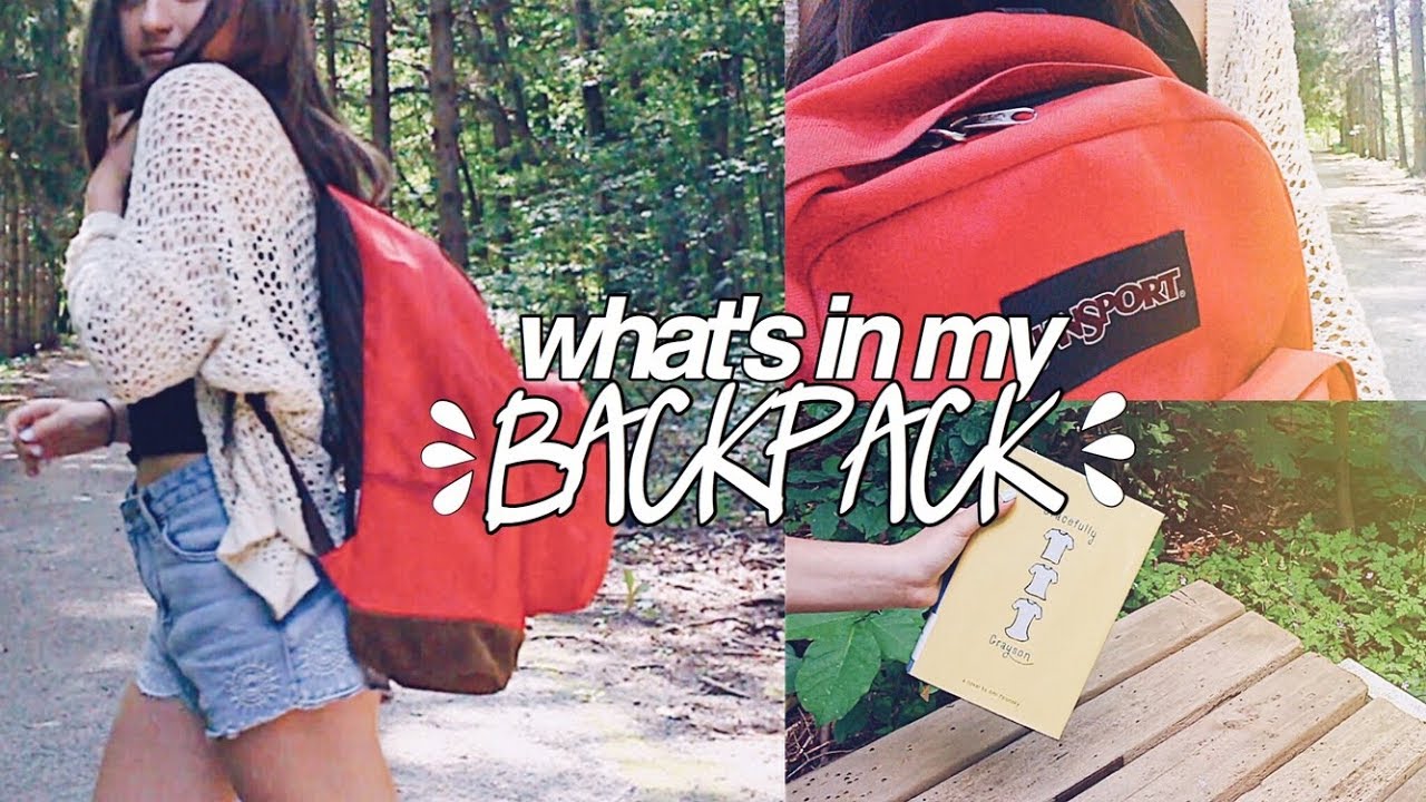 WHAT'S IN MY BACKPACK 2017
