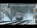 Зима пришла · ЭР9М-557 на Нежин и ЧС8-008 Шостка — Киев