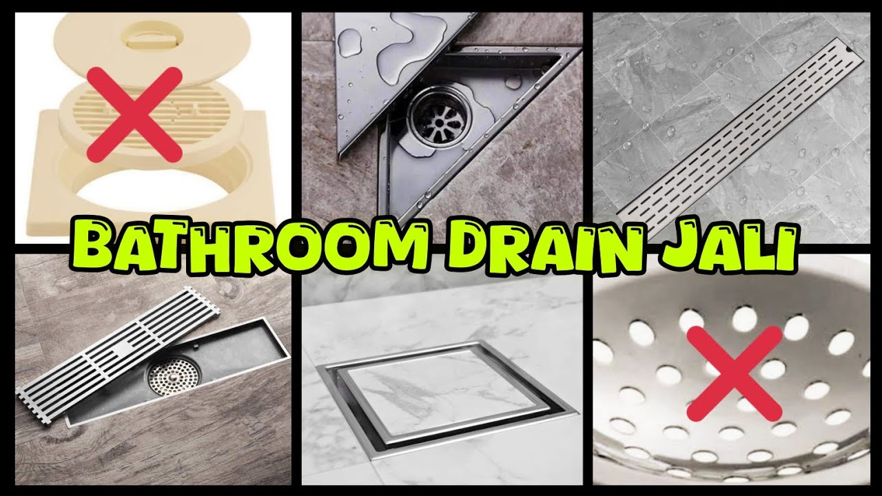 Bathroom jali🔲 Bathroom drain jali 🔲 #interiorproducts - YouTube
