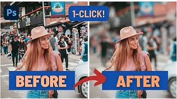 photoshop-2024 New Feature How To Add Paint On Depth Of Field One Click Lens Blur Vidgrabs.