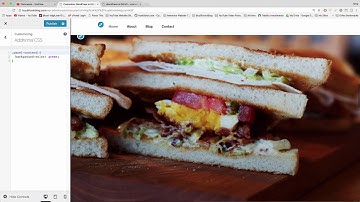 Change Background Color (and Image!) in WordPress