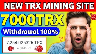 🔥TRX Mining New Application Sign Up Get 50000 TRX Free Daily Withdrawal With Proof screenshot 5