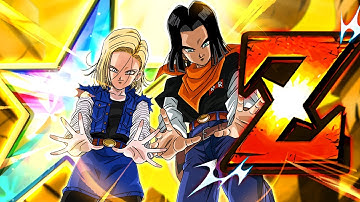 ONE OF THE BEST EZAS OF 2025!!!! 100% EZA TEQ FUTURE ANDROIDS 17 & 18! (DBZ: Dokkan Battle)