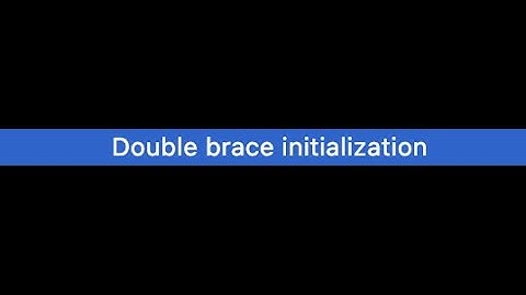 Code Analysis series in IntelliJ: Double Brace Initialization how to detect and fix
