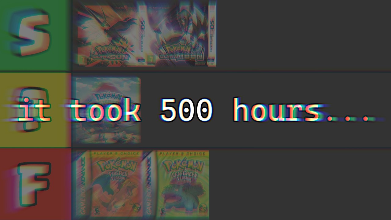I RANKED Every Pokemon Game