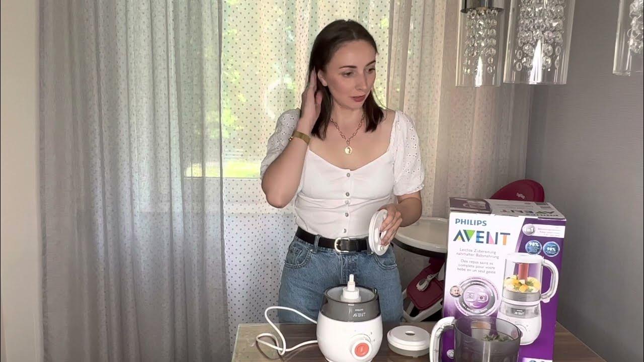 Обзор Philips Avent Пароварка-Блендер для детского питания 4 в 1 - YouTube