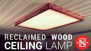 We needed a new lamp for the basement, so we decided to create one out of reclaimed wood and led strips! Like our videos and ...
