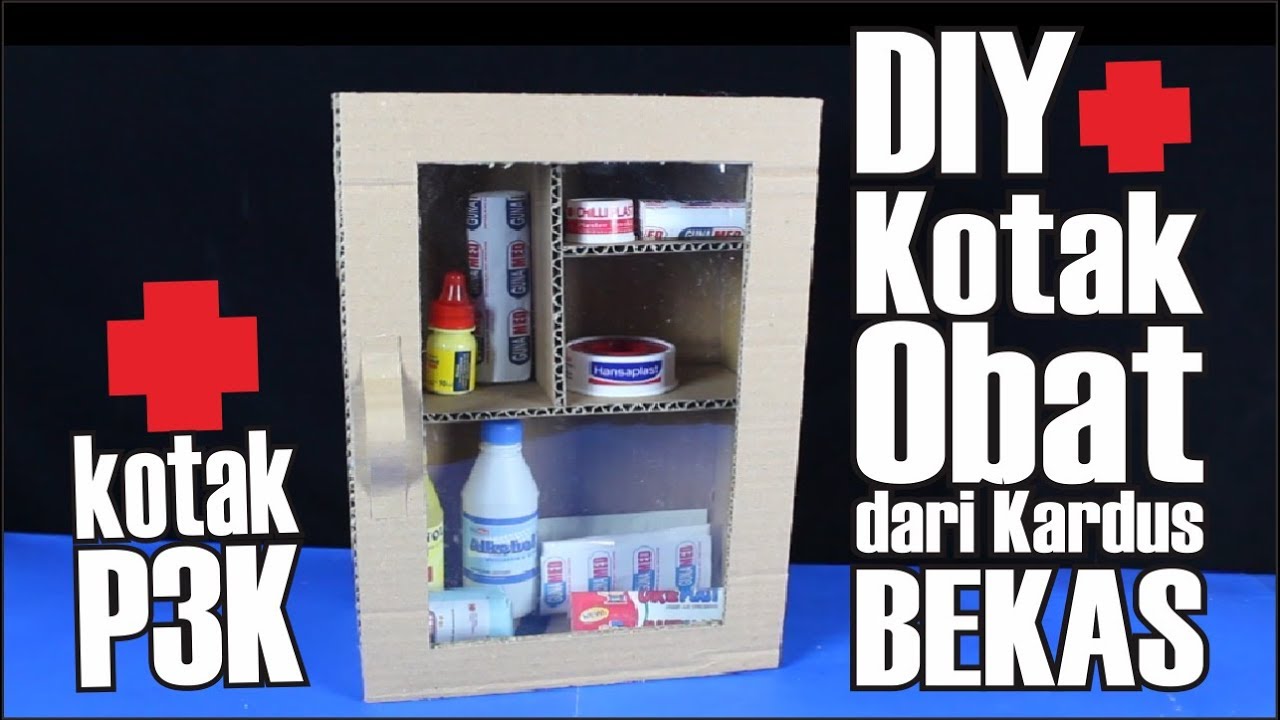 DIY Kotak P3K dari kardus  YouTube