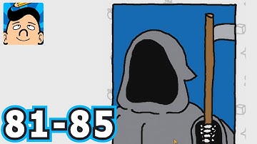 Just Draw level 81 - 85 Android Gameplay Walkthrough | Drawing Puzzle