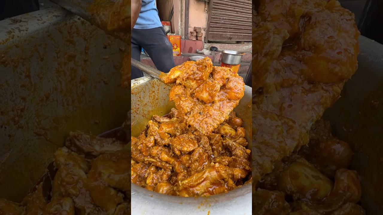 Jaipur Famous Chicken Curry at Zayka Takeaway🔥 #youtubeshorts