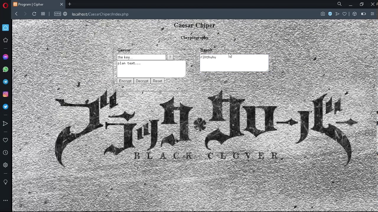 Program Caesar Cipher | Keamanan Informasi - YouTube