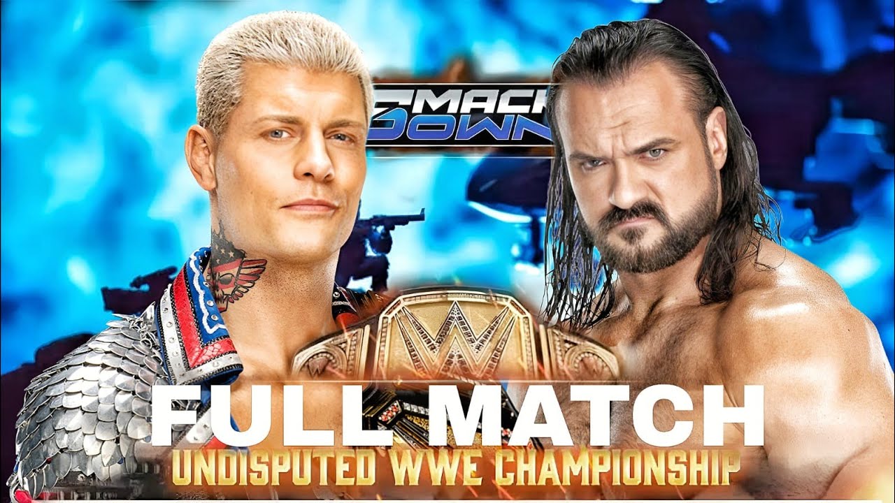 Коди Роудс против Дрю Макинтайра: Бесспорный чемпионский титул WWE в Smackdown 2k25 - ПОЛНЫЙ МАТЧ