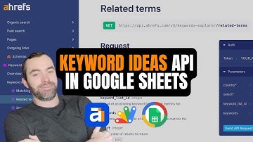 Ahrefs Keyword Ideas API for Additional Related Keywords