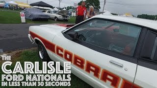 Carlisle Ford Nationals 2016 car show in less than 30 seconds