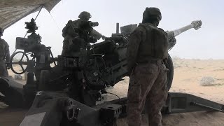 U.S. Marines provide 'Fire Support' during SLTE at Twentynine Palms