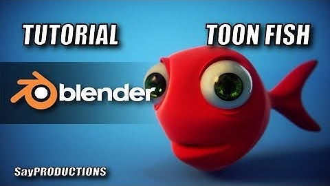 Blender 2.8 Tutorial - Cartoon Fish Modelling