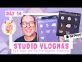STUDIO VLOGMAS - DAY 14 | How to Get Your Art on Instagram Stories with GIPHY!
