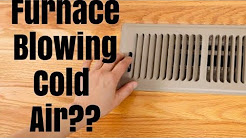 Furnace is on but Blowing Cold Air - Testing a Dirty Flame Sensor