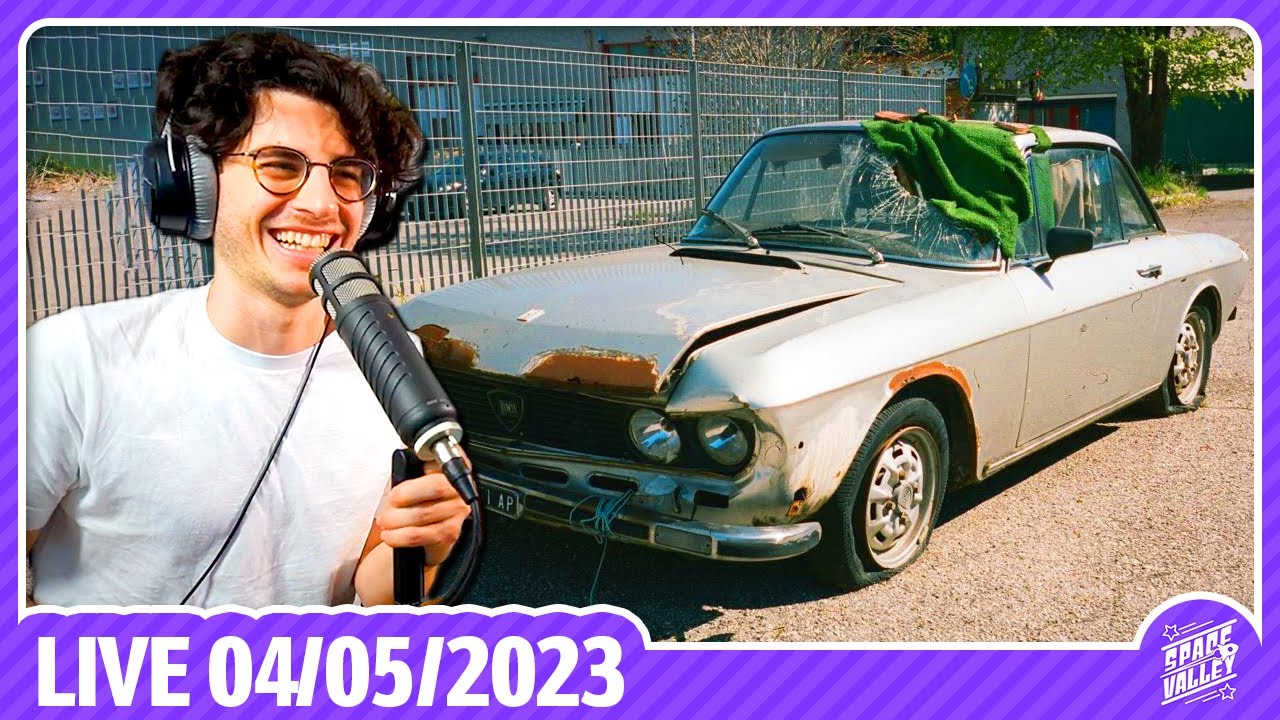 Nic ha scoperto un'auto d'epoca abbandonata! - Space Valley Live del 04/05/23