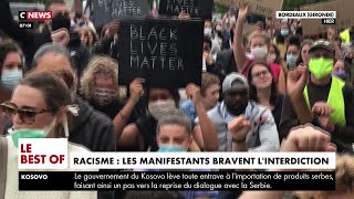 Racisme : les manifestants bravent l'interdiction