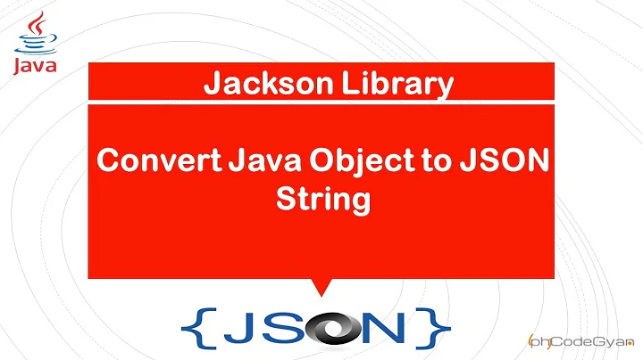 Convert Java Object to JSON String using Jackson Library