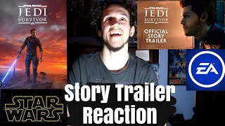 Star Wars Jedi Survivor Official Story Trailer Reaction!!! (EA, Lucasfilm)