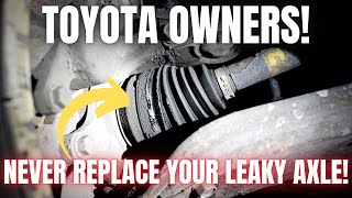 TOYOTA OWNERS! Never Replace Your Leaky Axle | Fix Them Instead! screenshot 4