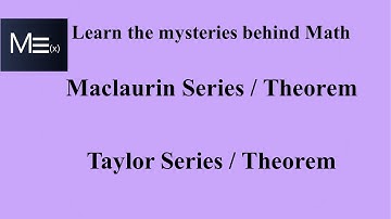 Maclaurin & Taylor Series | Power Series Expansion | FSc Part 2 Math Chapter 2 Ex 2.8 | MExpert