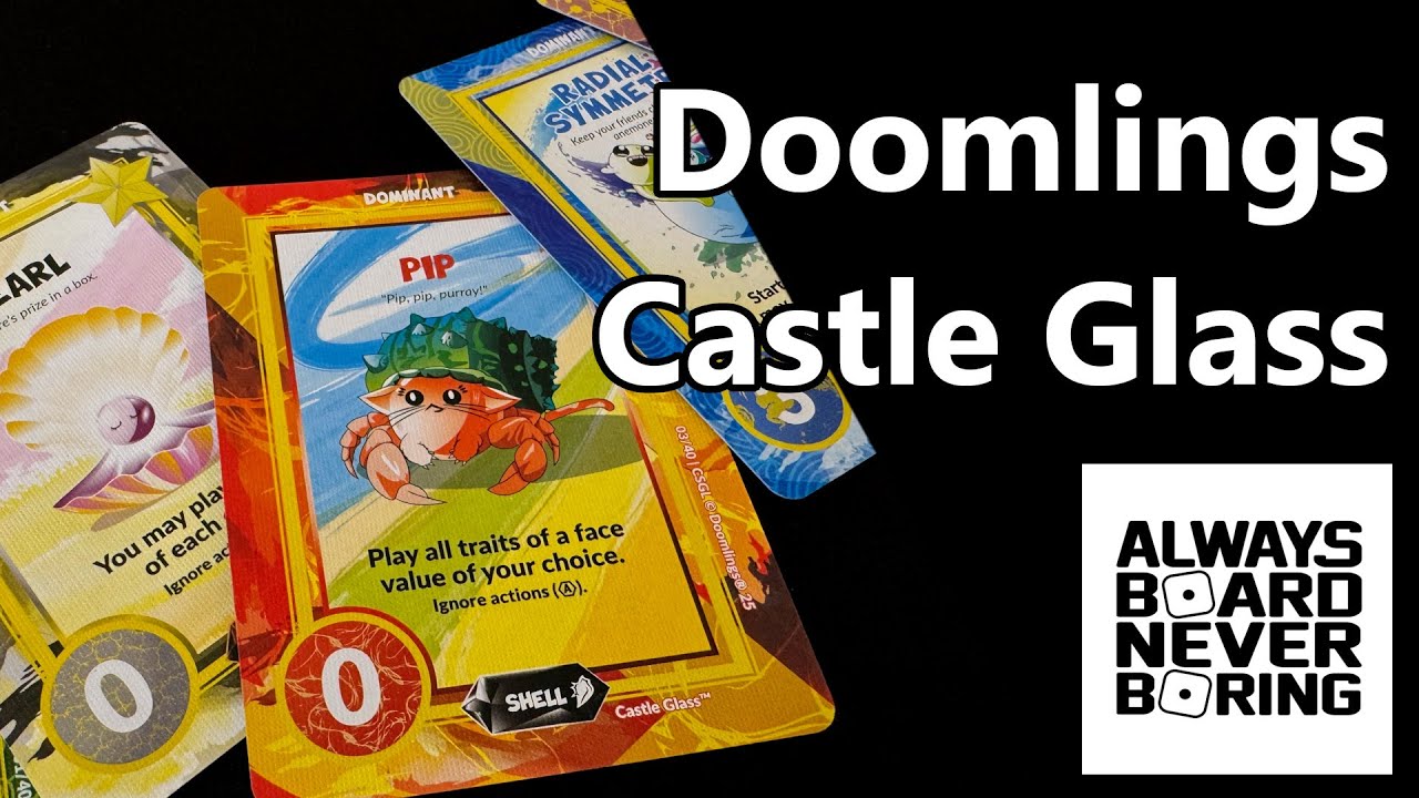 Doomlings: Castle Glass Bolster Expansion Review | Enjoy the Beach Before the World Ends | Sponsored