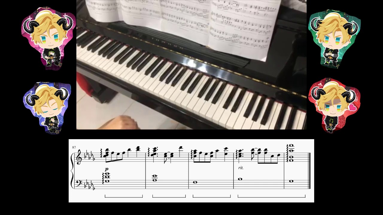 Obey Me! Read My Heart - Satan (instrumental + voice, sheet music)