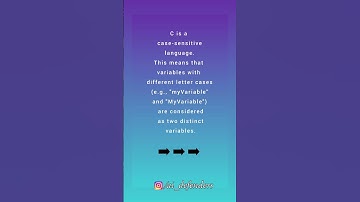 C Programming: Rules for Naming Variables | Quick & Clear#cprogramming #programming #shortsviral #c