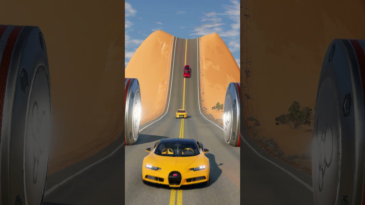 Epic Crash Test: Cars vs Bollard BeamNG Beyond Part 107 