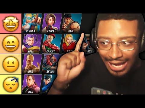 Who are the BEST CHARACTERS IN STREET FIGHTER V? (ft. Nephew!)