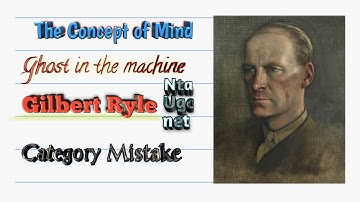 Gilbert Ryle : Ghost in the Machine : Category Mistake || western Philosophy || Nta Ugc net in Hindi