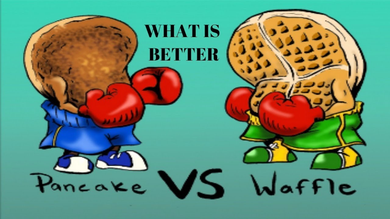 WAFFLES VS PANCAKES YouTube