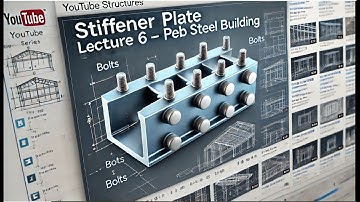 (Steel Shed Building LEC 06) How to Create Stiffener Plates in Tekla Structures 21.0