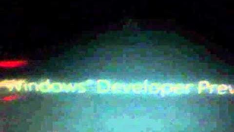 Windows 8 Developer Preview running Acer Aspire 4315