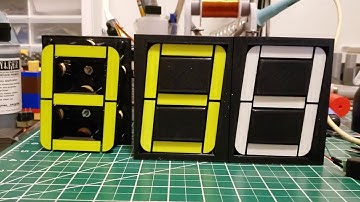 Click Digit. 3D printed 7 Segment Display