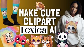 How to Make Clipart using Lexica AI Art Generator (& Use it for Print on Demand)