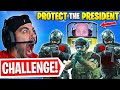 Protect The President CHALLENGE! 🤣 *HILARIOUS* (Modern Warfare Warzone)