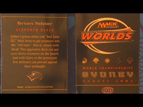World Championship Decks レッドゾーン2K2 MTG Magic Worlds 2002 World Championships Deck - 11th Place