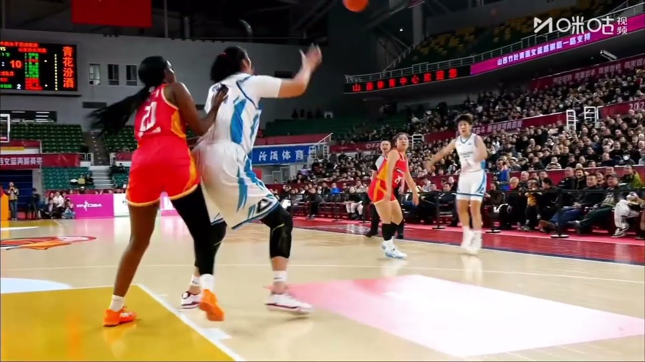 6'7" Kalani Brown 🆚 7'5" Zhang Ziyu｜Shanxi 93-75 Shandong｜Queen Egbo｜WCBA Highlights｜Basketball｜张子宇