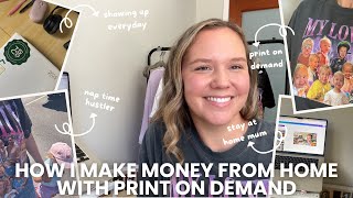 How to Started a Print On Demand Business as a Australian Stay-at-Home Mum