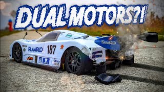 INSANE Dual Motor RC CAR!!  YES PLEASE!! The Rlaarlo AK 787 IS BANANAS