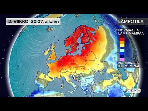 Video: Epäsuotuisat päivät heinäkuussa 2021 sääherkille