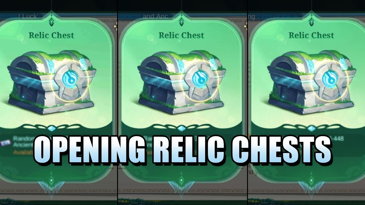I OPENED THREE RELIC CHESTS KAGURA BTC GUIDE YouTube