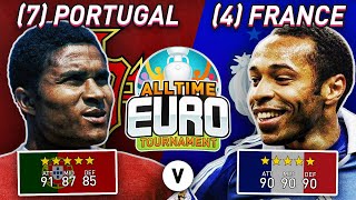 Portugal All-Time XI vs France All-Time XI | FIFA 20 All-Time EURO Semi-Finals!