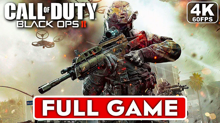 CALL OF DUTY BLACK OPS 2 Gameplay Walkthrough Campaign FULL GAME [4K 60FPS] - No Commentary