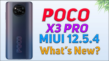 POCO X3 PRO MIUI 12.5.4 GLOBAL UPDATE | THE SMOOTHEST UPDATE | BENCHMARKS & WHAT