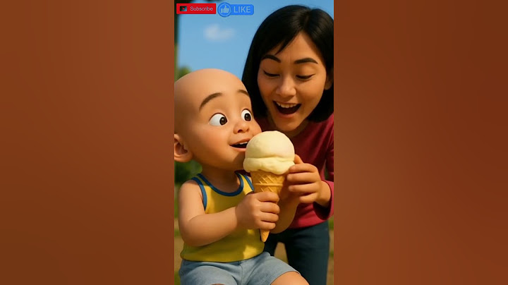 upin sedang memakan es cream #upinipin #shorts